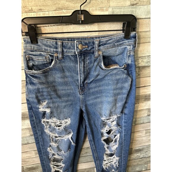Women’s Maurice’s Mom Jeans Distressed Medium Wash Size 2 - Picture 10 of 16